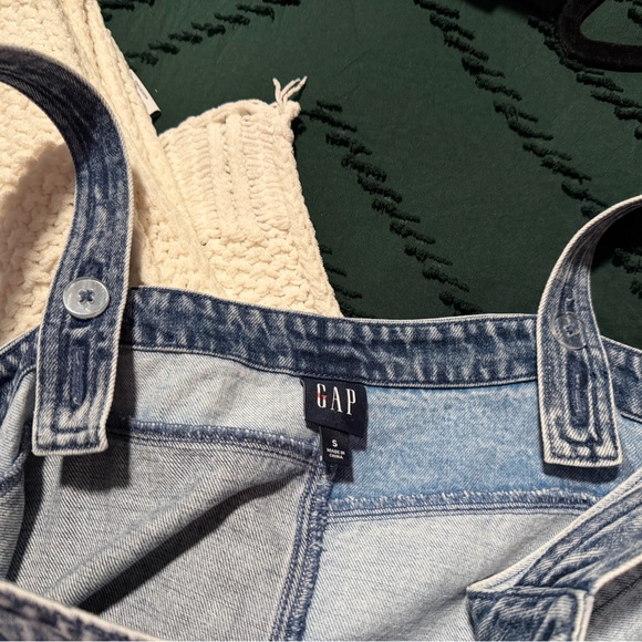 Gap Women's Blue Denim Patchwork Mini Dress Small - Picture 4 of 6